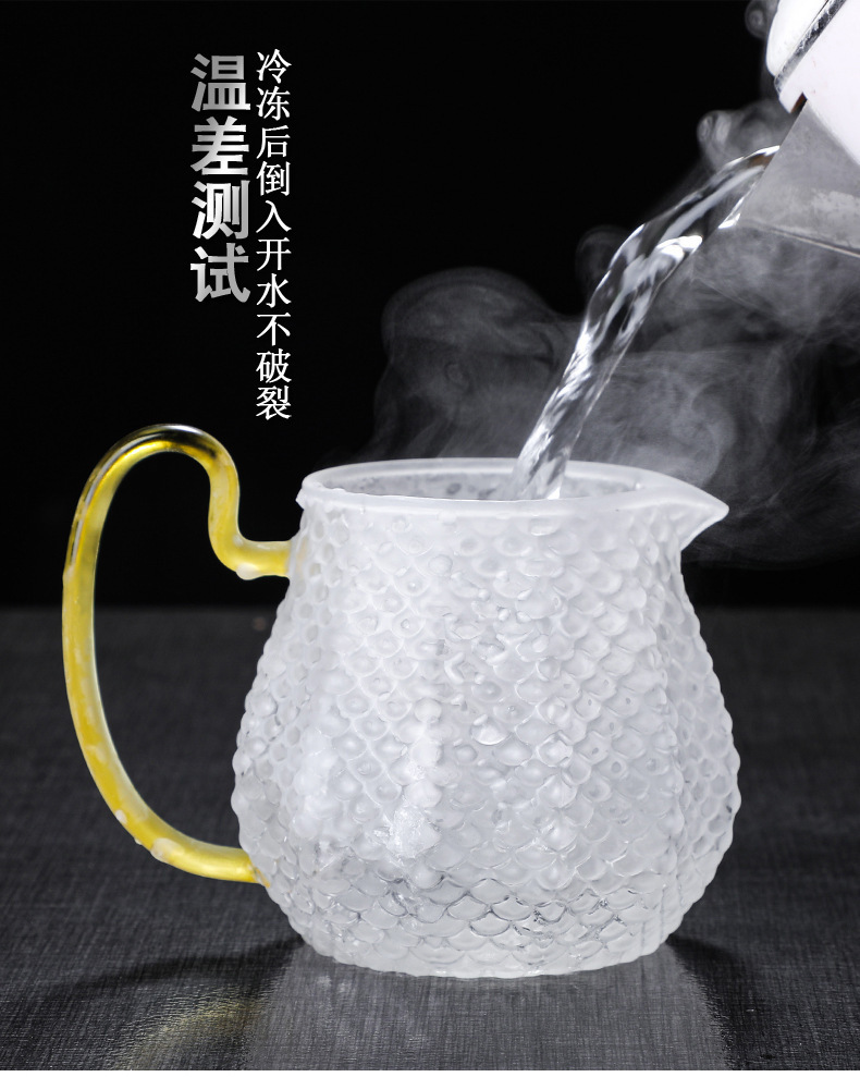 Creative and distinctive teapots, heat-resistant flower teapots, multi-color cups, daily health-preserving teapots, gift tea sets pic 3