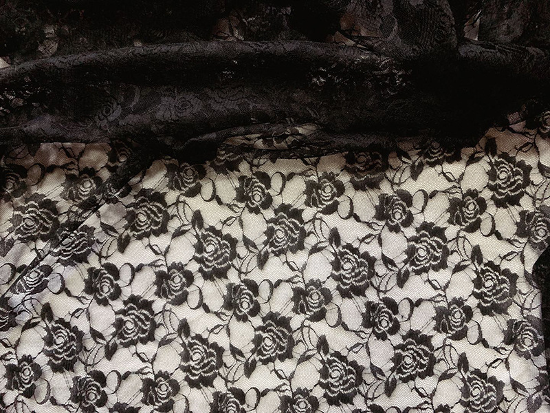 Wholesale and customization of home textile and clothing accessories, non-elastic rose fabric, skirts, wedding dresses, underwear, lace fabric pic 17
