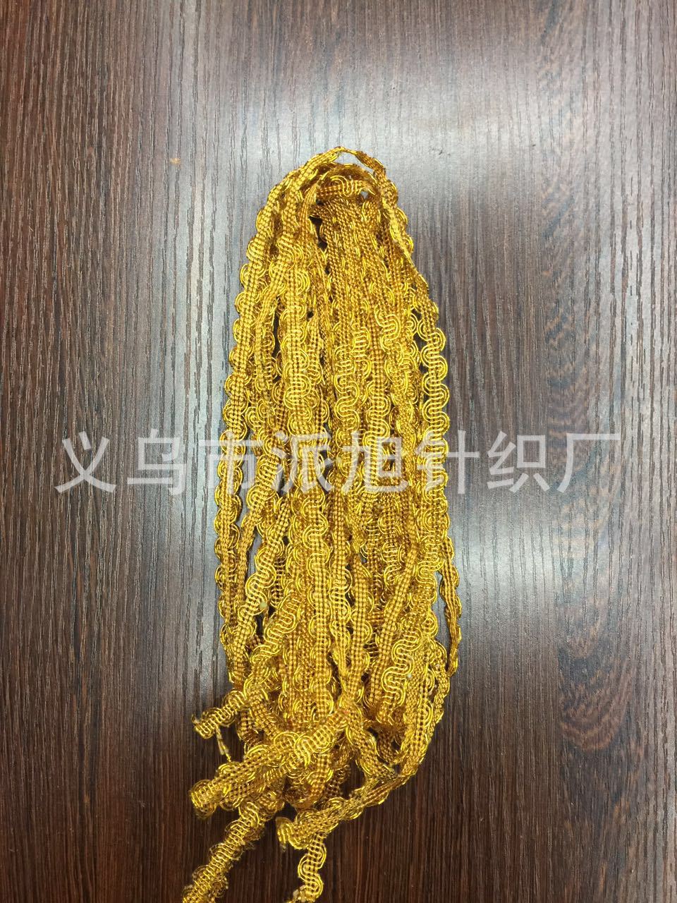 Factory direct sales of cored wire with golden mid-curve lace, 0.6CM wide ethnic clothing accessories pic 6