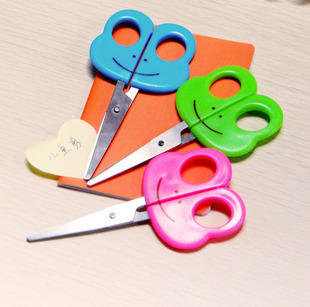 文具用品批发 多功能儿童小剪刀手工剪学生圆头安全剪刀详情2