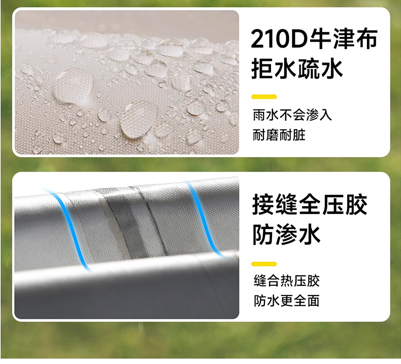 六角帐篷便携式全自动速开加厚牛津布防水防晒户外野餐露营帐篷详情11