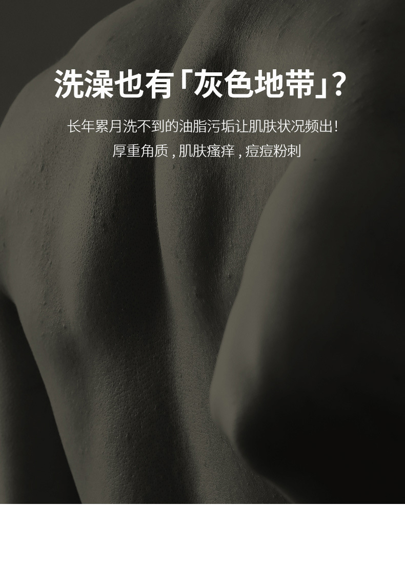 FaSoLa household long-handled cleaning bath brush, fine bristles, foldable massage brush, bathroom hanging bath brush pic 4