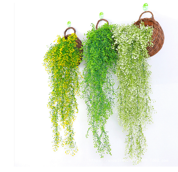 仿真花藤条花藤假花绢花金钟柳壁挂客厅商铺管道墙面装饰室内绿植详情9