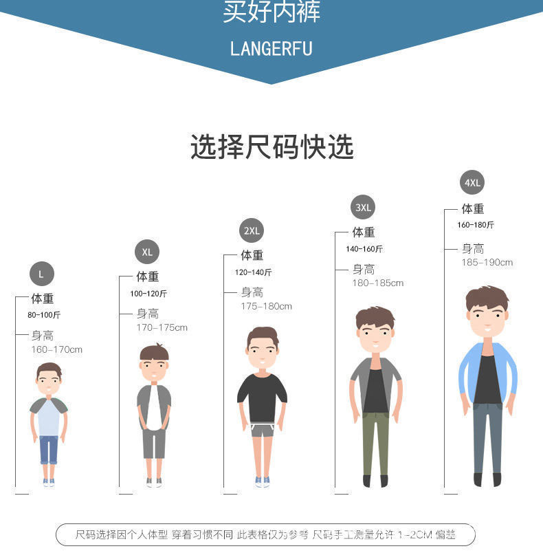 撞色男士内裤纯棉中腰无痕平角裤男生潮流透气青少年四角抽条短裤详情15
