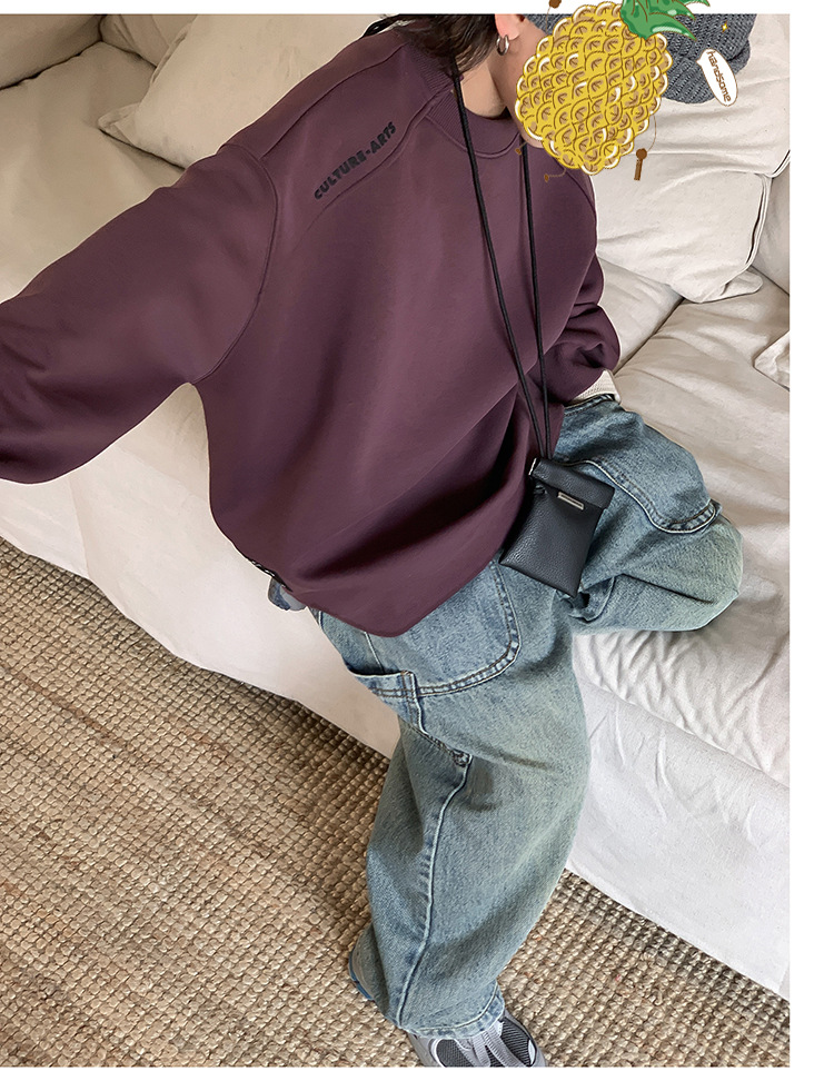 童装2024新款卫衣儿童卫衣男童时髦潮打底衫韩版宝宝上衣男孩宽松详情40