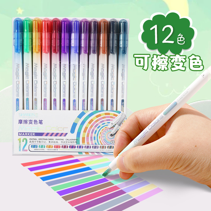 Shanzhi High-gloss pen, hand-drawn high-gloss white pen, art special pen, white outlining pen, student drawing pen, diary pen pic 7