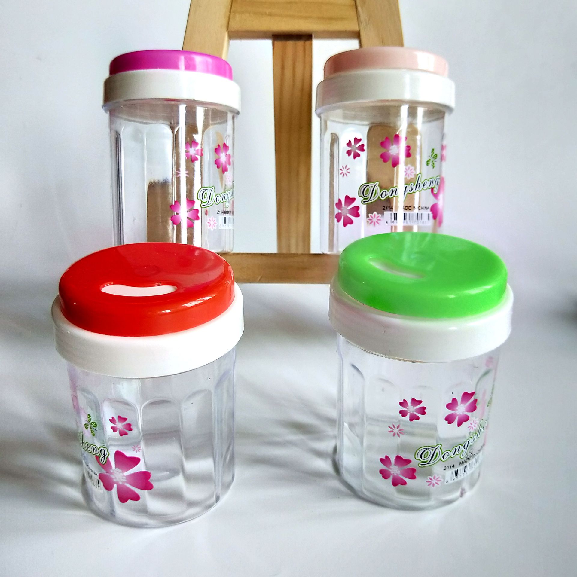 1-yuan store toothpick bottle, large plastic colored printed toothpick box, toothpick bottle, 1 yuan per piece, special batch pic 5