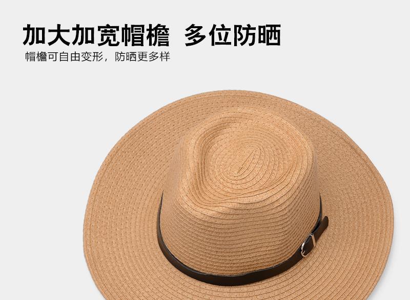 Sunshade fishing hat for men, summer foldable sun hat for men, trendy denim hat, wide-brimmed straw hat for men, outdoor sun protection hat pic 2
