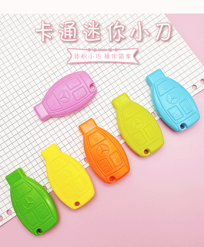 Creative car mini utility knife, small size wholesale, portable express delivery opening and box opening knife, envelope opening and paper cutting tool knife pic 4