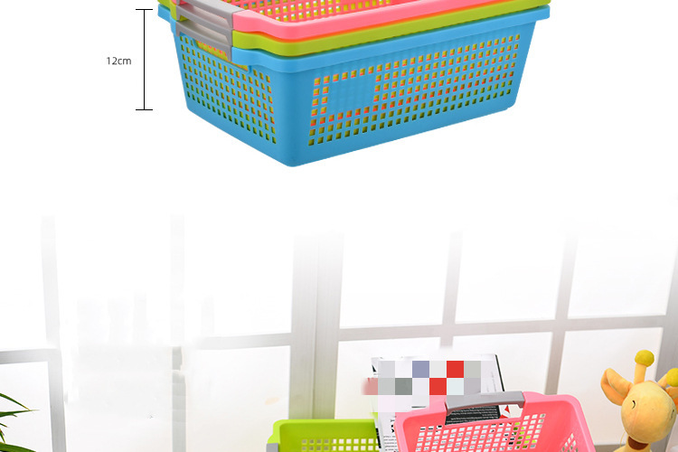 Desktop storage baskets, cosmetics and snacks storage wholesale, kindergarten storage baskets, toy storage baskets pic 10