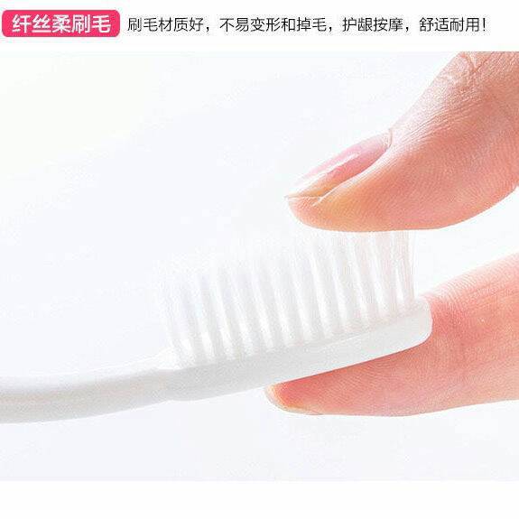 New material bright soft bristle toothbrush, fine bristle toothbrush, adult brushing brush, toiletries, cleaning toothbrush, gift pic 3