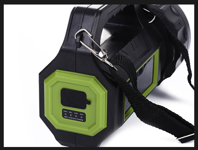 户外野营探照灯厂家供应 远射LED手电筒长续航户外照明电筒详情12