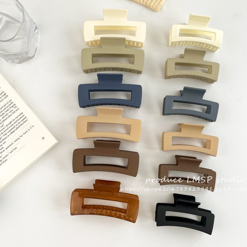 13CM curly hair clip, large hair volume, Korean-style ponytail hair accessory, high-end shark clip wholesale in Yiwu pic 27