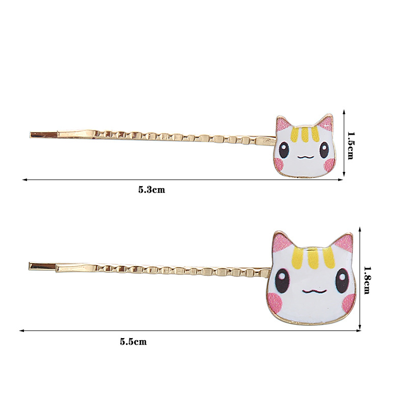 New cartoon cute rabbit one-piece hairpin, seamless hair clip, sweet and girlish side clip, bangs clip, hair accessory pic 7