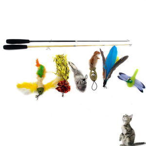 上百款替换头任意搭配三节钓鱼竿逗猫棒猫草鱼猫猫用品猫玩具详情5