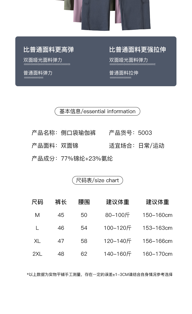 口袋鲨鱼裤女外穿夏季薄款五分打底裤高腰瑜伽芭比裤健身骑行裤详情15