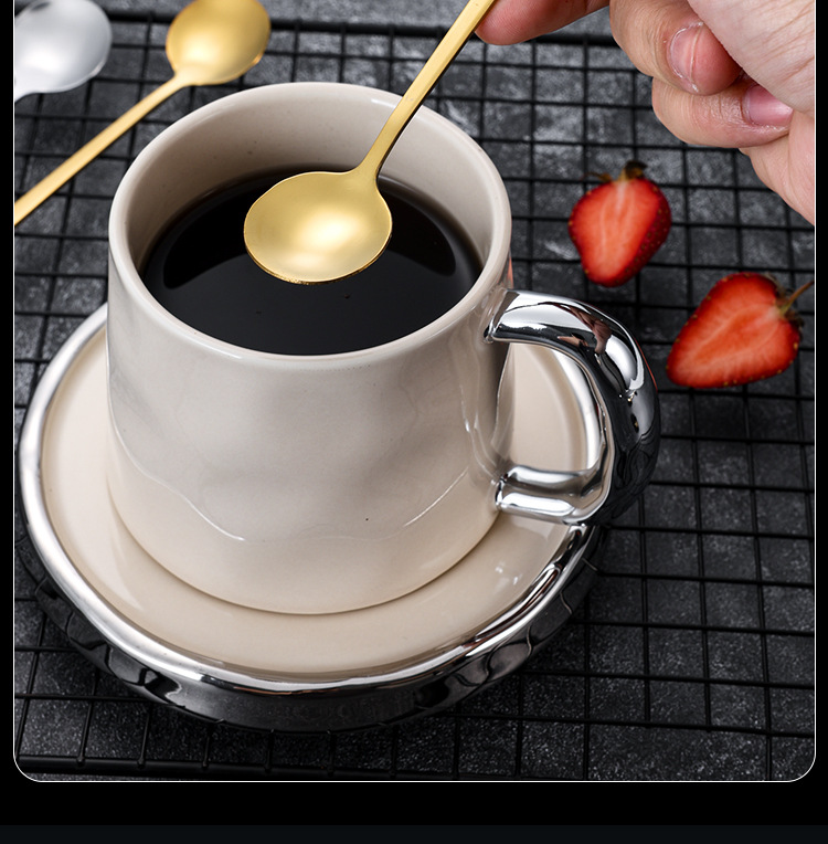 不锈钢小圆勺燕窝银耳勺子蜂蜜甜品婚礼伴手礼搅拌勺礼品勺咖啡勺详情7