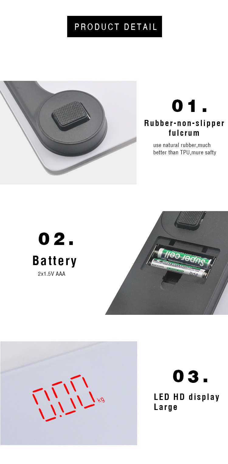 [FF1976-A16687]厂家直销家用电子人体秤跨境外贸人体称浴室秤减肥体重秤 健康秤详情4