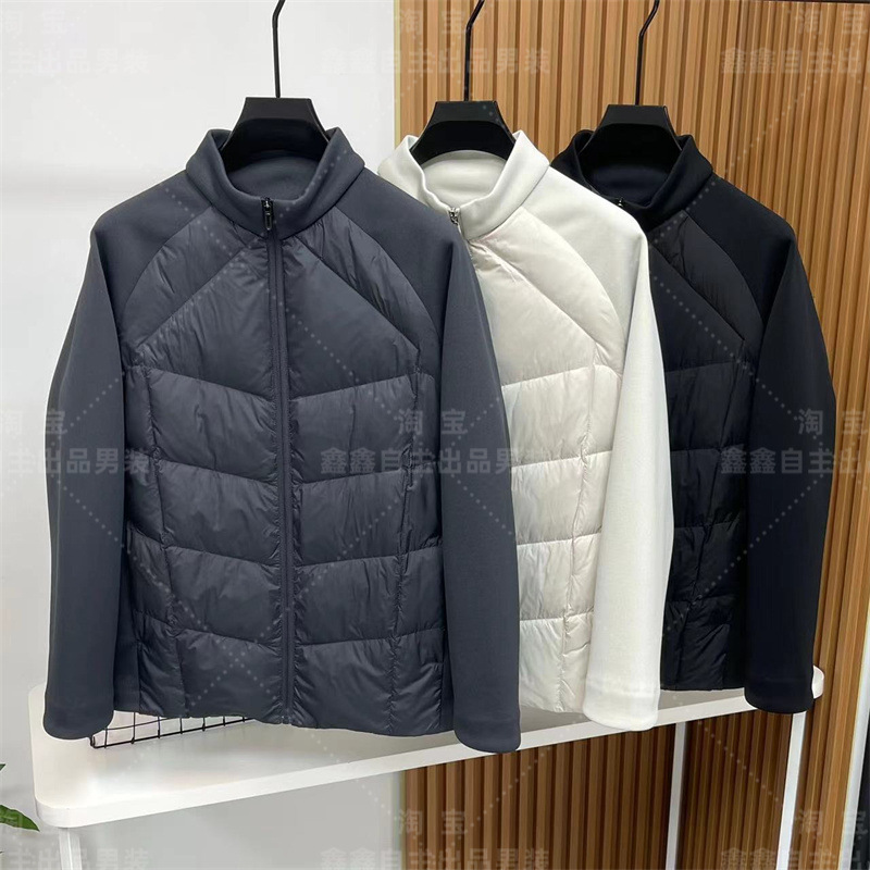 迪家张译同款90白鸭绒立领男士羽绒服运动休闲轻薄款羽绒外套男详情10