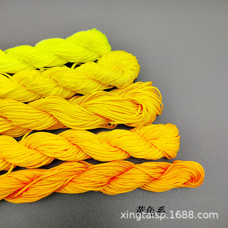 diy jewelry thread AB, Taiwan jade thread, colorful jewelry, nylon thread, jade bracelet, braided rope, 1mm jade thread wholesale pic 14