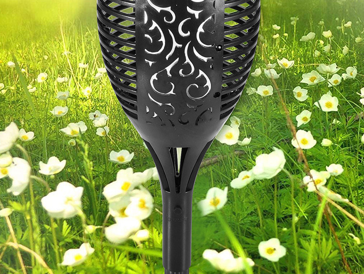 Flame lamps, solar garden lawn lamps, decorative led torches, outdoor landscape ground inserts, garden sensor waterproof lamps pic 41