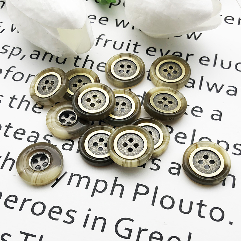 树脂纽扣 男装 女士 大衣扣 风衣扣 DIY饰品配件 西装扣 衣服服装详情2
