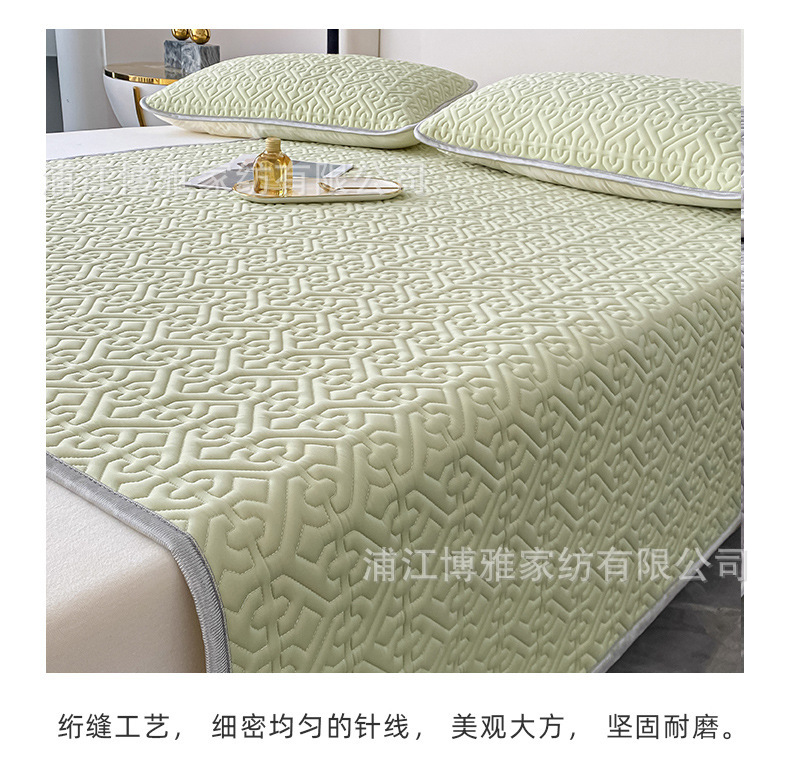 New Thai three-piece set, cool, Muji, machine-washable, air-conditioned, latex mat, breathable and skin-friendly, factory wholesale pic 20