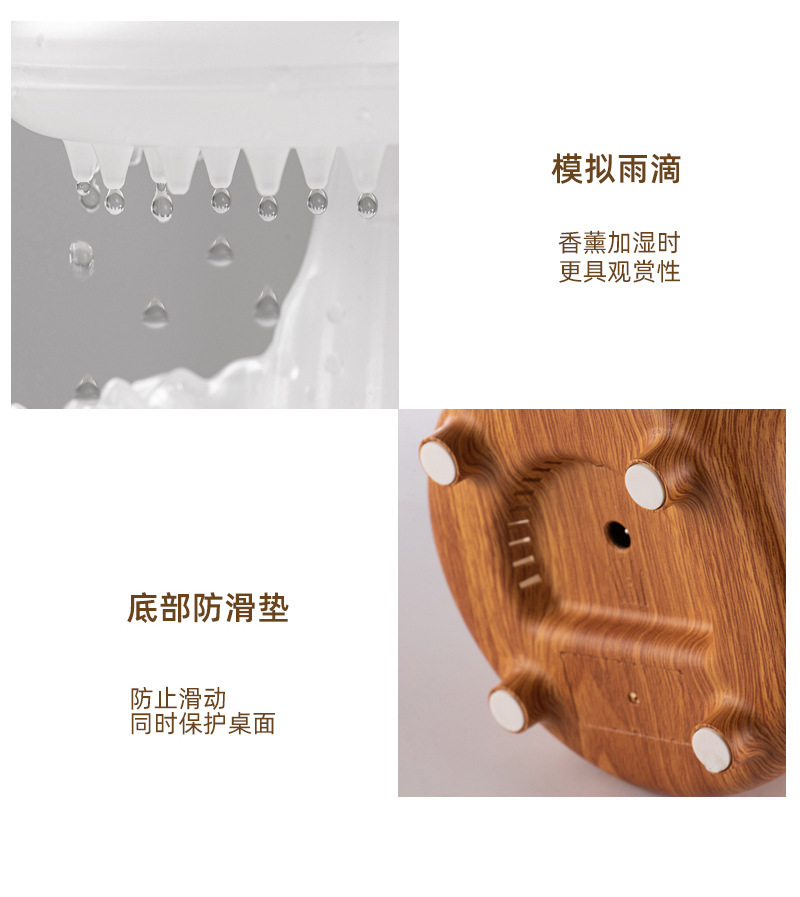 Small portable air humidifier, household large fog capacity, mini desktop humidifier, automatic fragrance sprayer pic 11