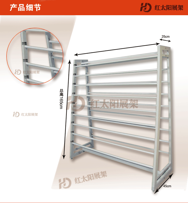 We supply hanging fabric racks, tablecloth racks, paper display racks, display stands, tablecloths, wallpapers, tablecloths and various fabric display racks pic 12