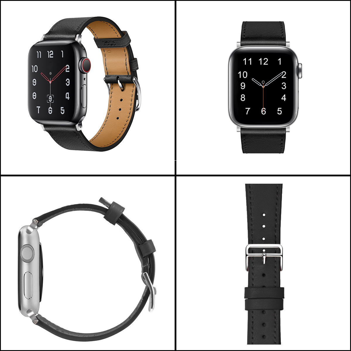 适用苹果Apple watch真皮表带 iwatch时尚经典百搭多色男女款表带详情17