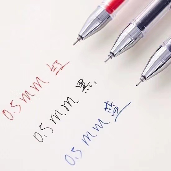 Squarch G-2501 нейтральная ручка 0,5 мм, полностью вышитая черная, красная и синяя ручка для тестирования на работу с водной ручкой pic 8
