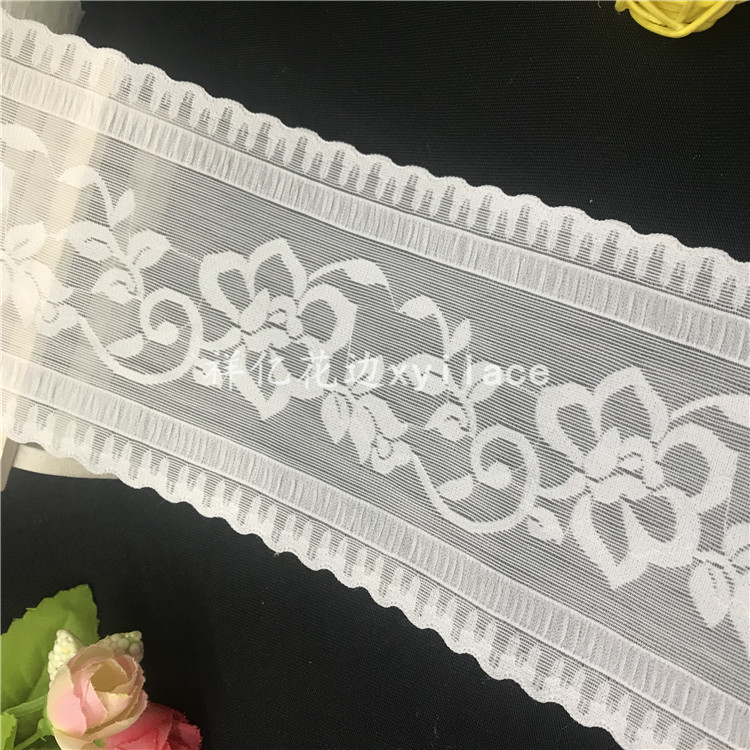 Wholesale of lace, lace curtains, lace clothing, lace elastic lace, water-soluble watermark lace fabric pic 5