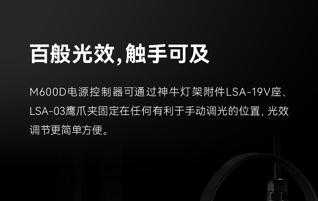 Shenniu M600D film and television light, 600W, professional studio shooting, photography and video recording, constantly lit high-power LED fill light pic 7