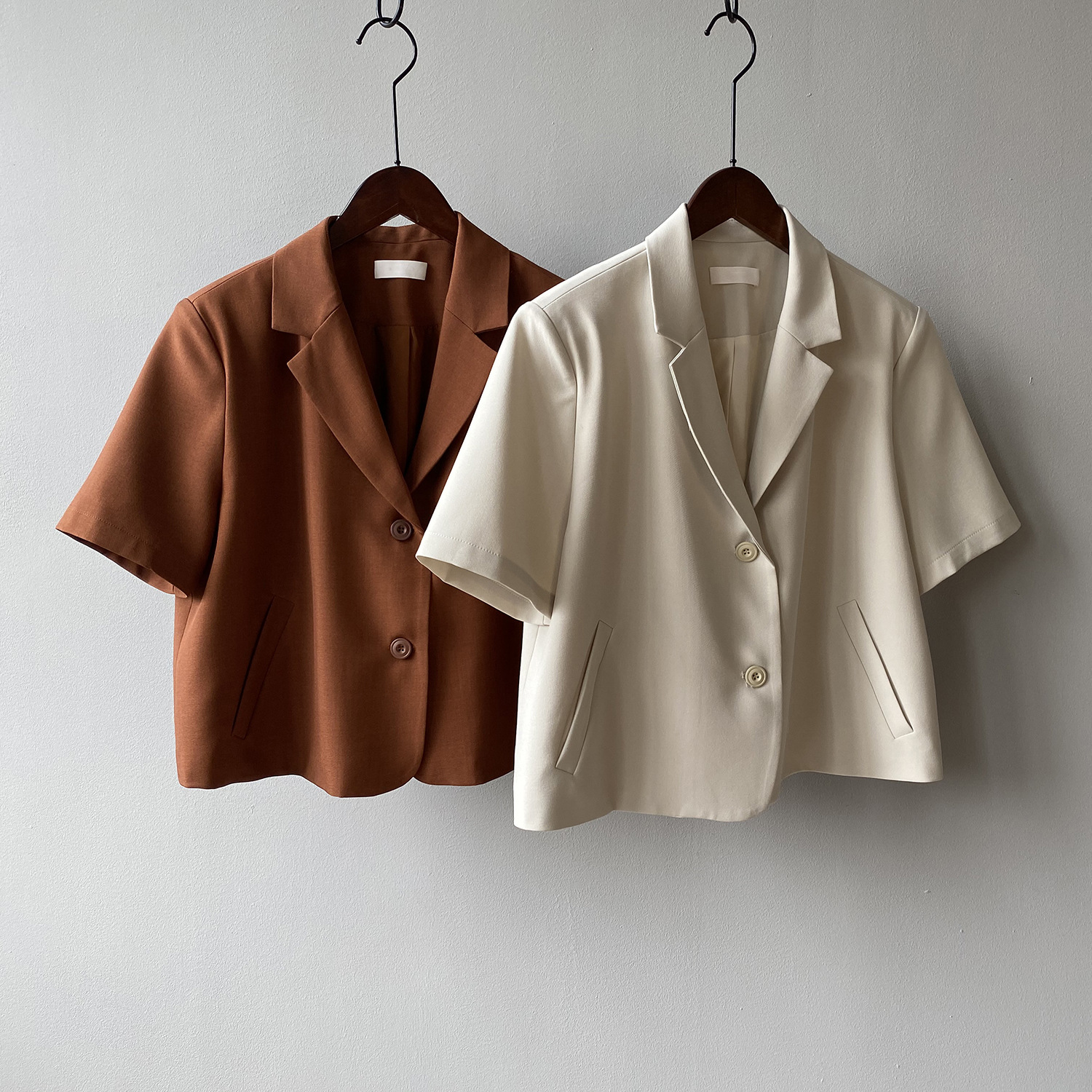 Yanshuang Solid Color short-sleeved blazer for women 2022 Summer New Korean Style loose and elegant short jacket 80158 pic 57