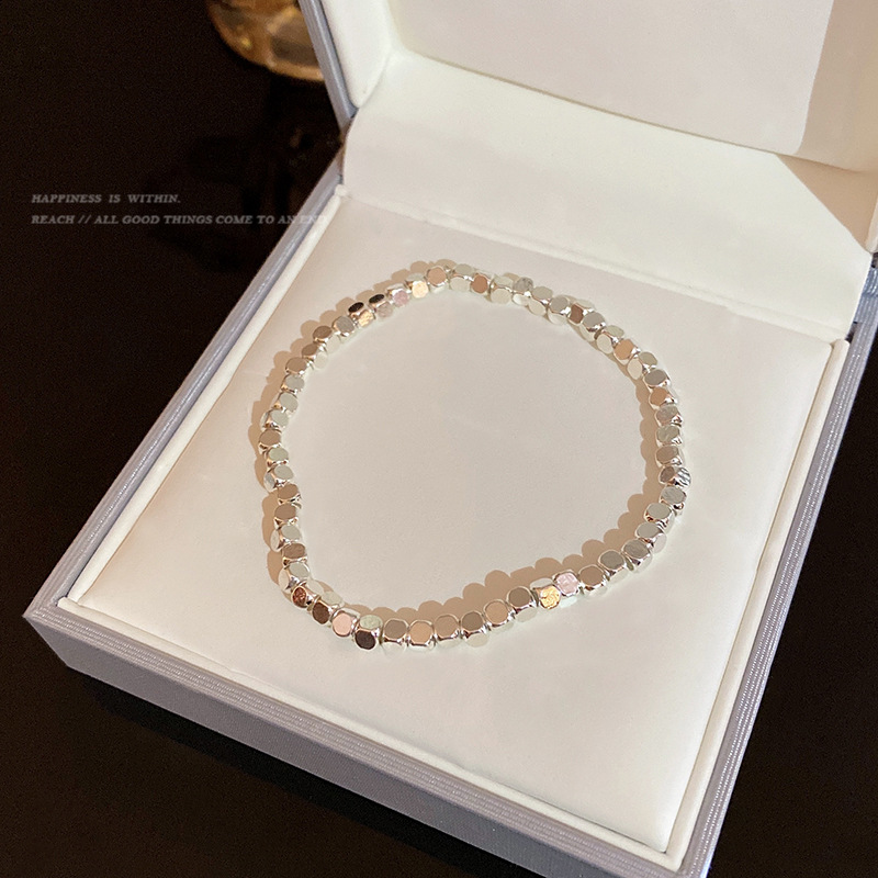 新中式手工水晶串珠手链女气质高级感情侣闺蜜手串多巴胺手饰批发详情3