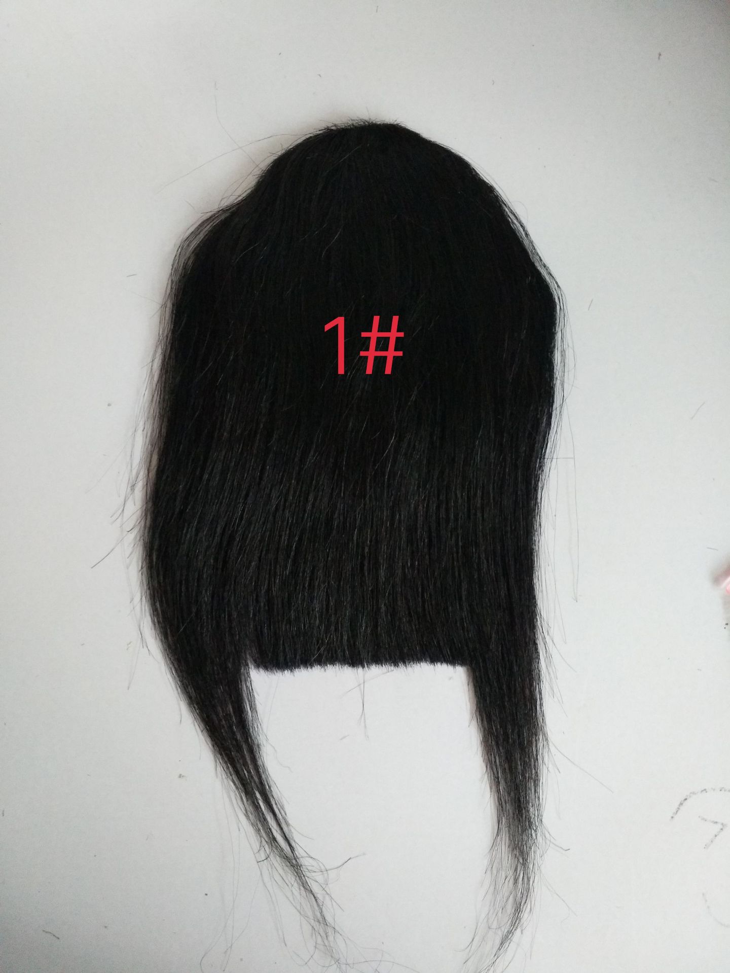 Triangular bangs, real hair bangs, real hair strands, foreign trade bangs, even bangs, real hair strands, foreign trade products pic 6