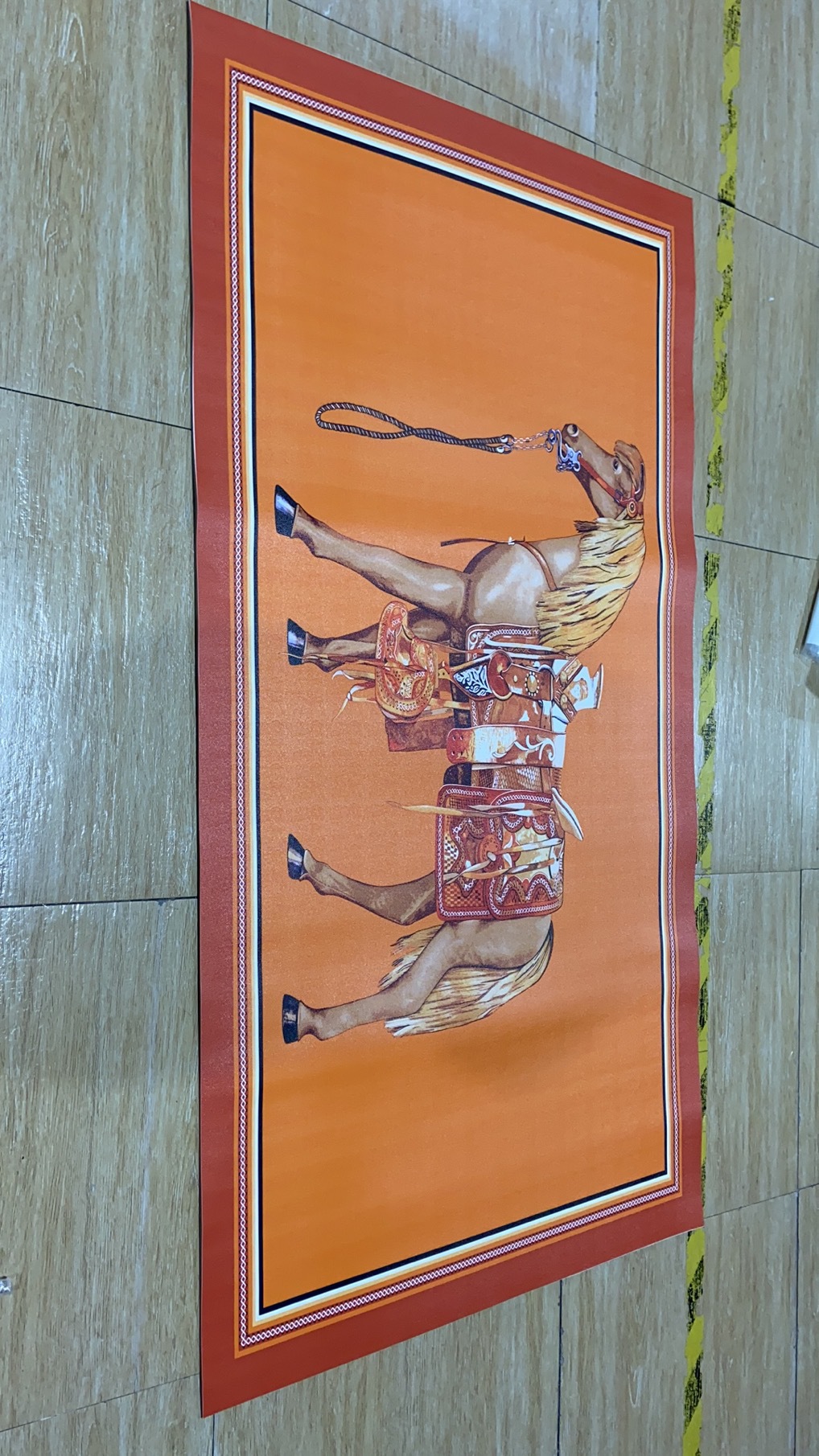 French light luxury leather washable carpet, cut-out for home use, kitchen dirt-resistant floor mat, sketch printed pvc floor mat pic 12