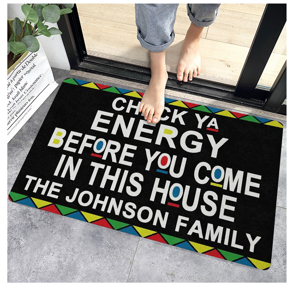 跨境亚马逊爆款数码印花橡胶地垫入户门厅地毯家用门口入门脚垫子详情10