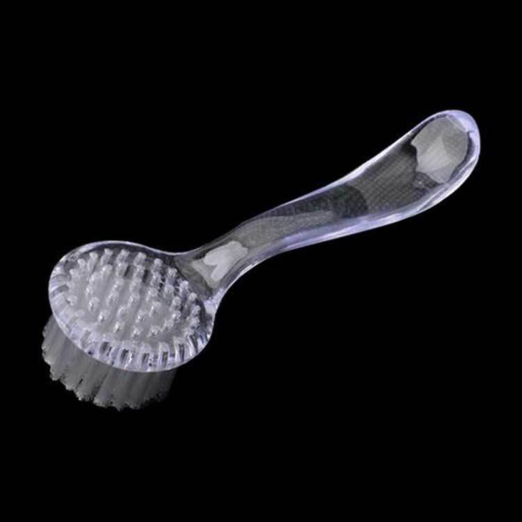 Round head nail brush with cover, long-handled nail brush, dust cleaning brush, nail brush color random shanilak pic 4