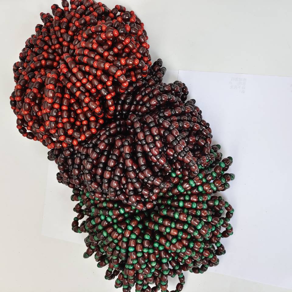 New colored beaded wood bracelet, wooden bracelet accessory, jewelry, exquisite bracelet, one-yuan and two-yuan small gift pic 10