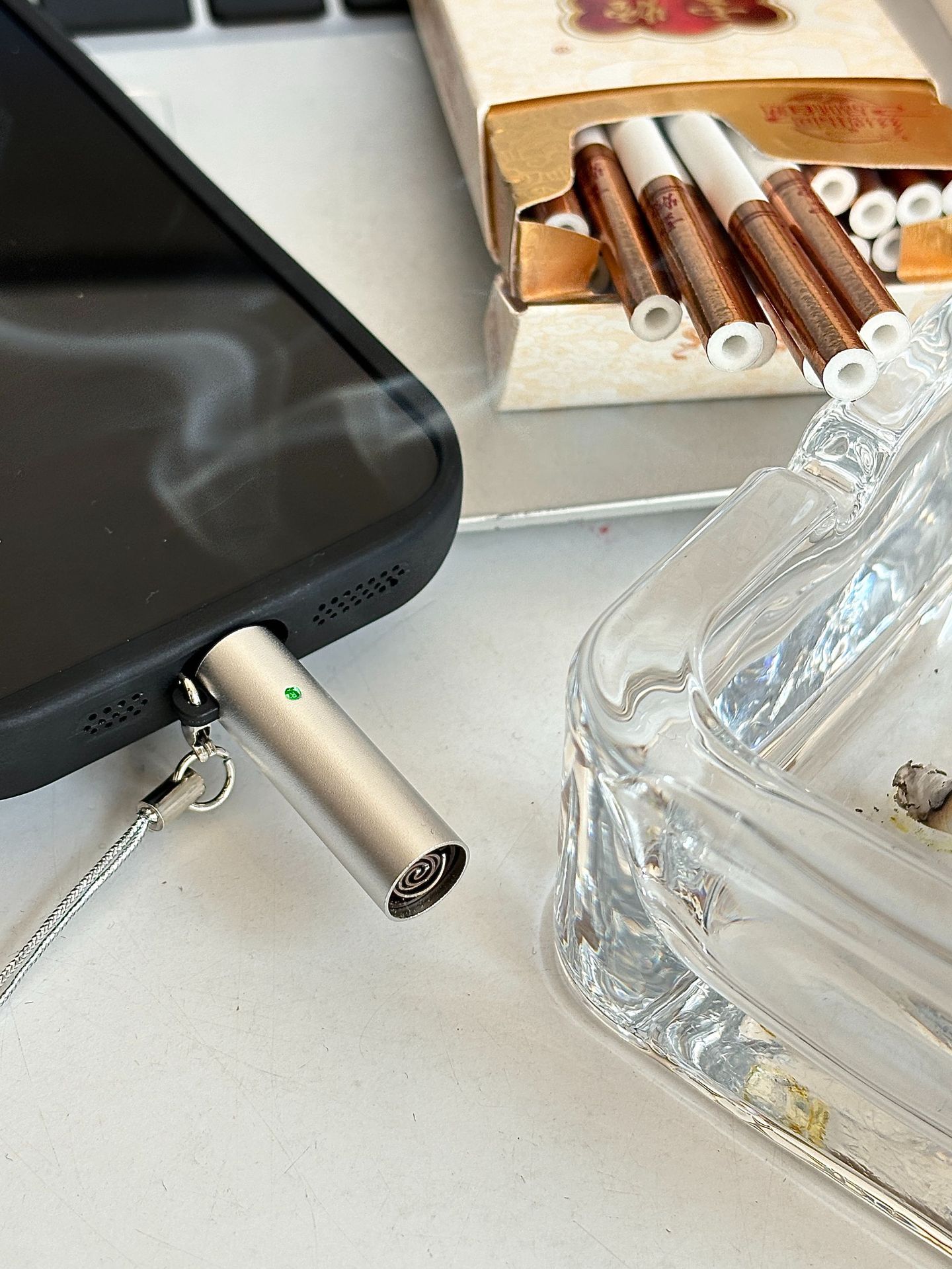 合金材质吹气振动防风TYPE-C手机点烟器便携迷你点火器即插即用详情41