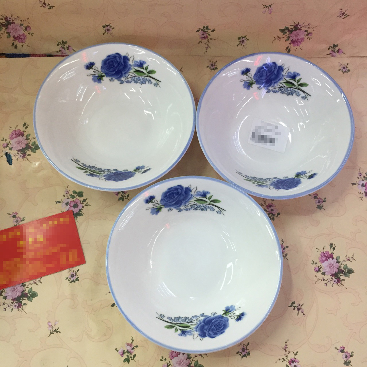 There are many styles of 7-inch round ceramic plates in Chinese style. Yiwu Xu Shengyou wholesale for 2 yuan, factory direct sales for 300 yuan pic 10