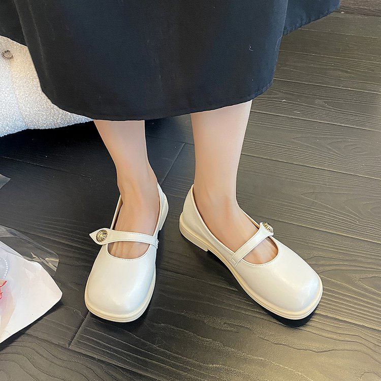 浅口低跟软面小皮鞋女2022年夏季新款学院风休闲舒适女式单鞋批发详情22