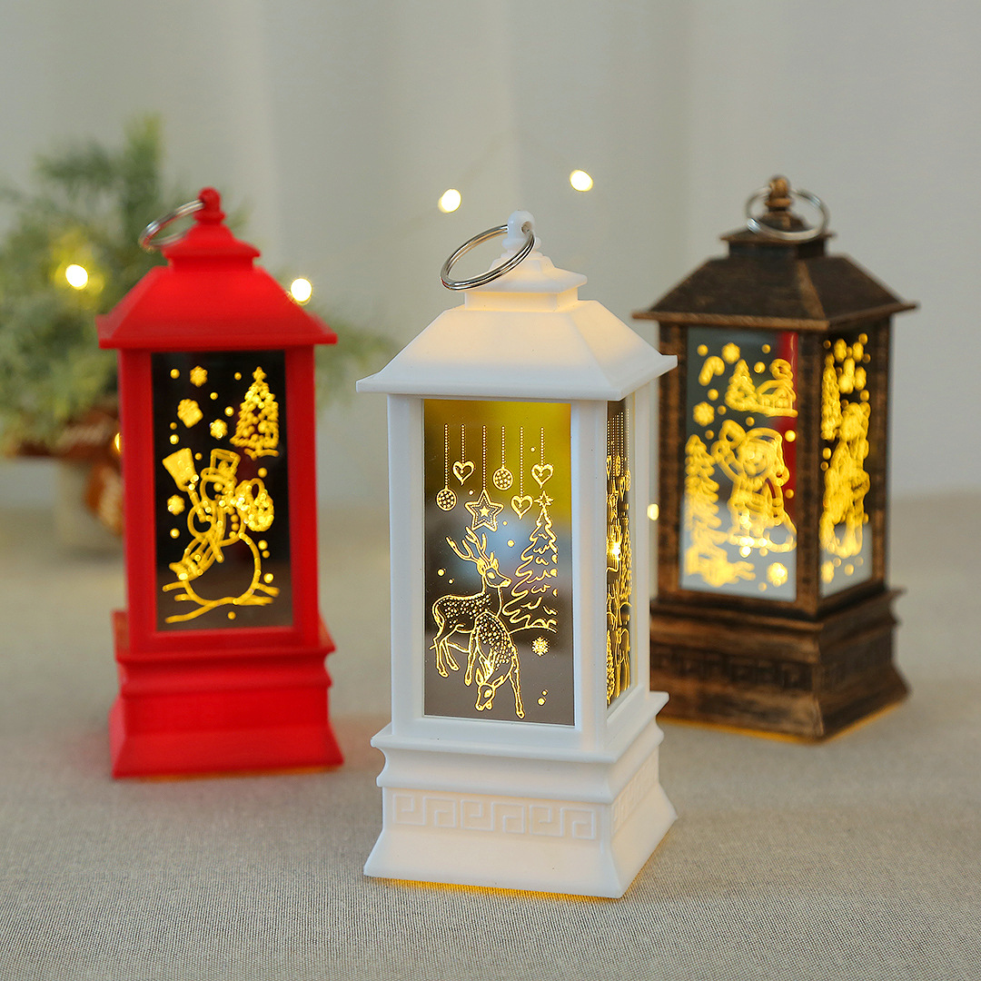 Christmas wind lanterns, Santa Claus decorative LED illuminated ornaments, candlestick lamps, decorative handicrafts and ornaments pic 10