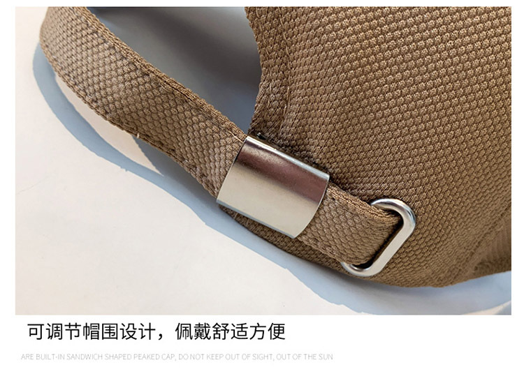 大头围帽子女韩国男士棒球帽秋冬季百搭显瘦大脸显脸小宽檐鸭舌帽详情17