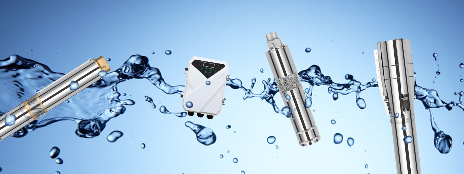 Solar energy system DC brushless submersible pump, photovoltaic solar panel, deep well pump, solar pump pic 1