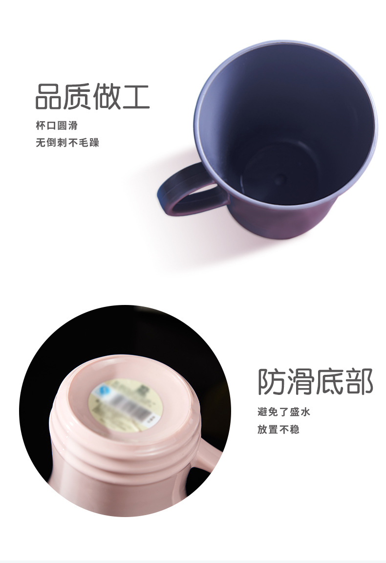 Factory direct supply creative two-color mini waist drinking cup, large cup mouth mouthwash toothbrush cup, simple multi-color brushing cup pic 30
