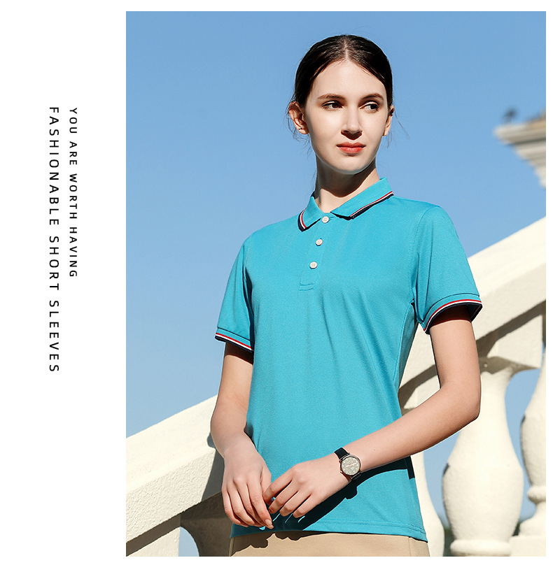 男士polo衫定制纯棉企业广告文化T恤翻领工作服短袖工衣印logo夏详情17