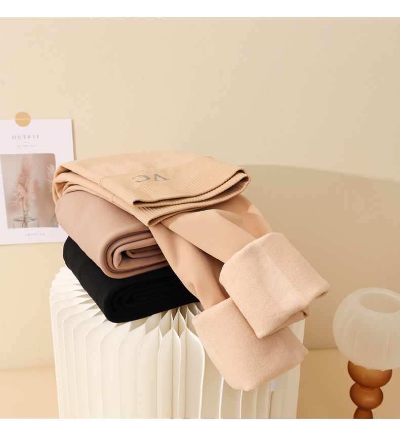 水光袜女秋冬加绒加厚光腿神器批发高腰保暖打底裤肉色裸感连裤袜详情14