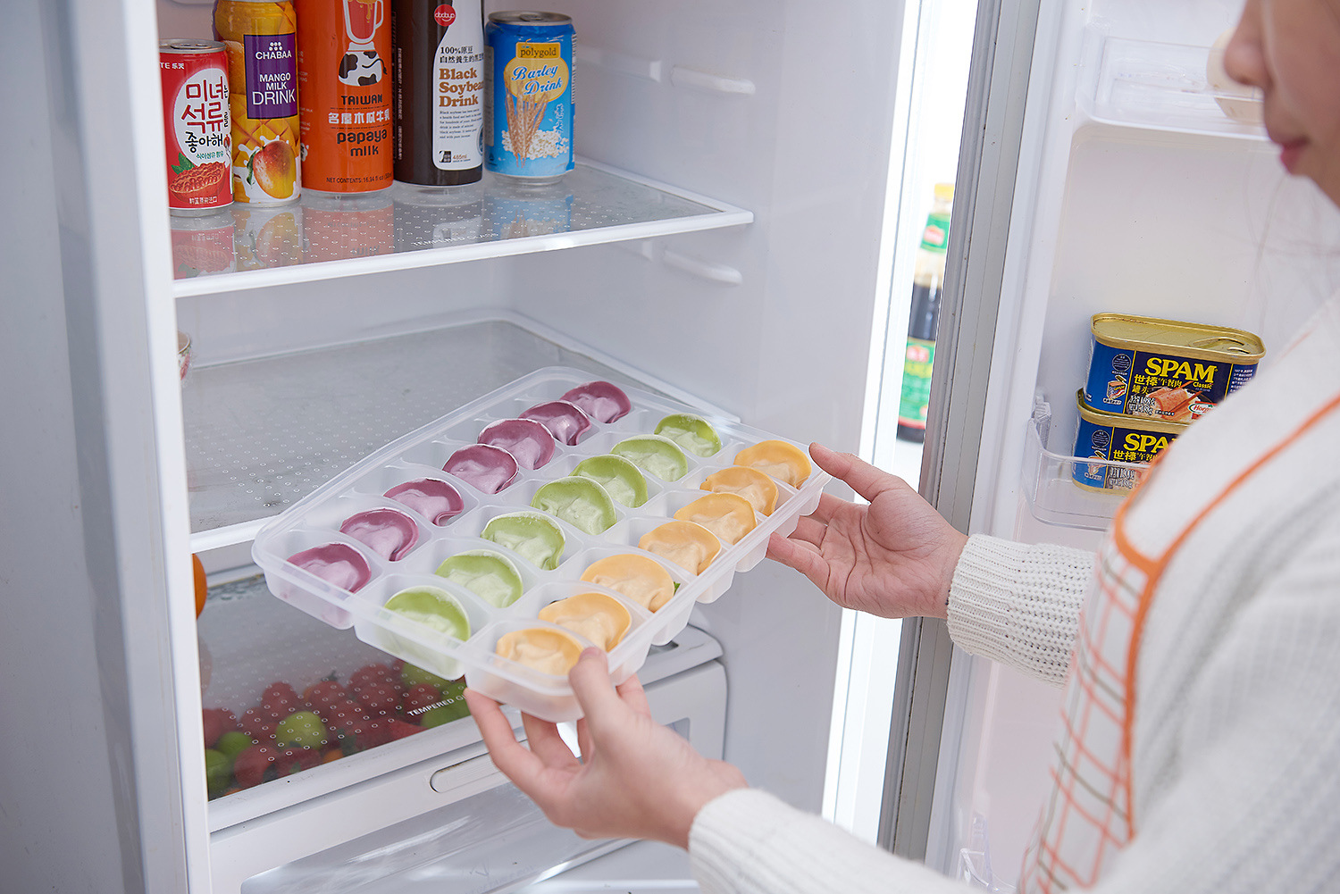 G7 Dumpling Storage Box, refrigeration-specific plastic preservation box, food-grade vegetable dumpling and wonton refrigeration and freezing storage box pic 3